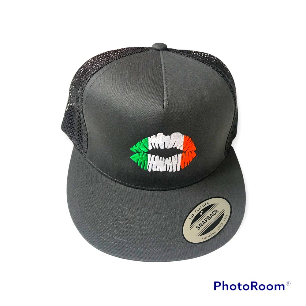 Wear Your Roots Kiss Me I’m Irish SnapBack Trucker Hat